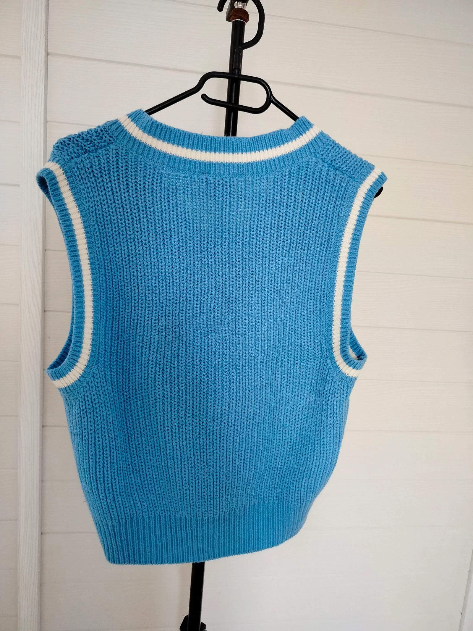 Jennyfer sky blue sleeveless sweater size S new with tag – photo 4
